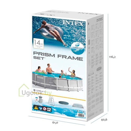Бассейн каркасный Intex Prism Frame 427x107 см (26720NP)