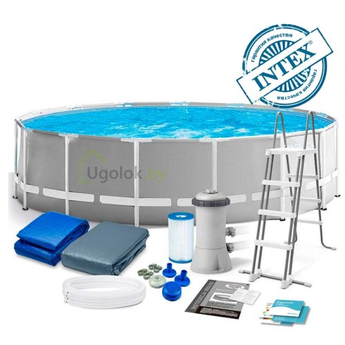 Бассейн каркасный Intex Prism Frame 457x122 см (26726NP) Бассейн каркасный Intex Prism Frame 457x122 см (26726NP)