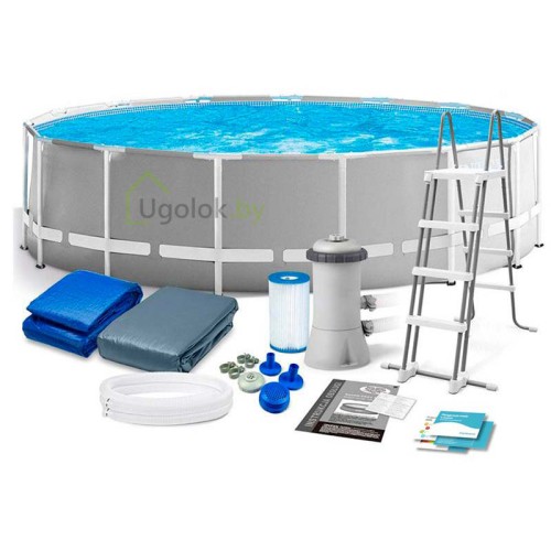 Бассейн каркасный Intex Prism Frame 457x122 см (26726NP) Бассейн каркасный Intex Prism Frame 457x122 см (26726NP)