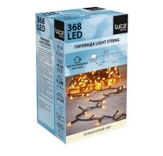 Гирлянда светодиодная на батарейках String Light, 27,6 м (теплый белый, 83791) Luca lighting