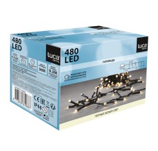 Гирлянда светодиодная на батарейках String Light, 36 м (теплый белый, 84968) Luca lighting