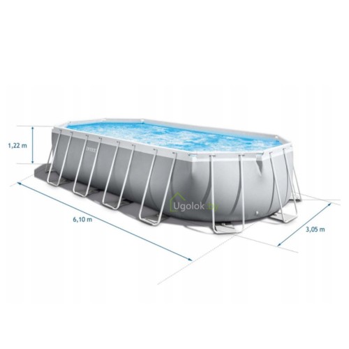 Бассейн каркасный Intex Prism Frame 610x305x122 см (26798)