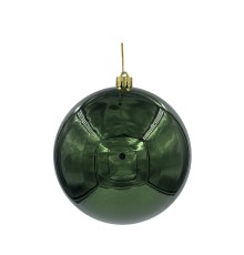 Шар новогодний для елки, 20 см (зеленый, 87007)