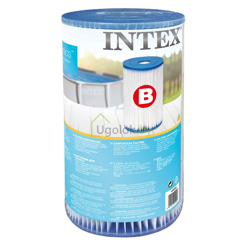 Картридж типа B для фильтр-насосов Intex 14х25 см (29005)
