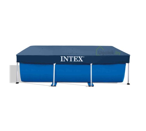 Тент для прямоугольных каркасных бассейнов Intex 300x200 см (28038) Тент для прямоугольных каркасных бассейнов Intex 300x200 см (28038)