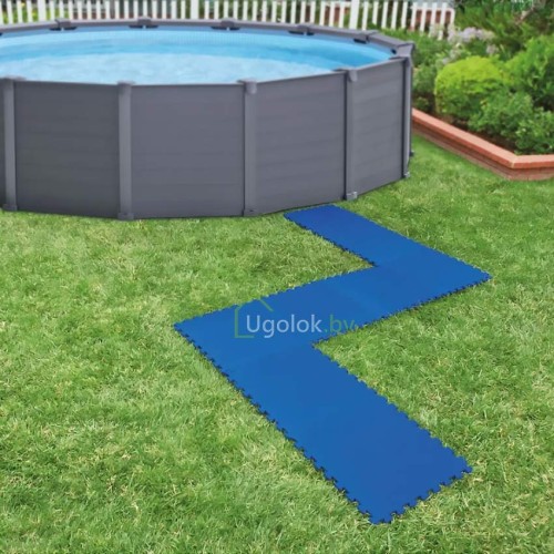 Коврик-пазл для зоны отдыха у бассейна Intex 50x50x1 (29081)
