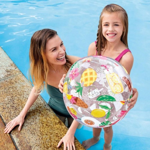 Мяч пляжный Intex Lively Print 51 см (59040) Мяч пляжный Intex Lively Print 51 см (59040)