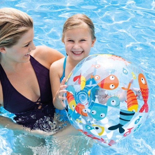 Мяч пляжный Intex Lively Print 51 см (59040) Мяч пляжный Intex Lively Print 51 см (59040)
