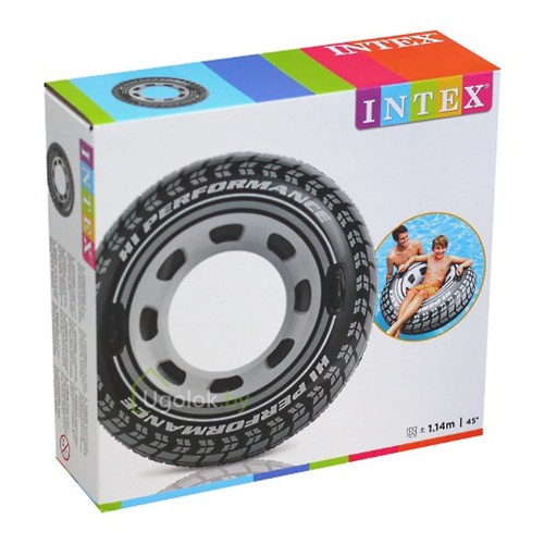 Круг надувной с ручками Intex Шина 114 см (56268NP) 9+