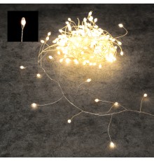 Гирлянда светодиодная Snake Light 400 LED, 8 функций, 10 м (теплый свет, 87652)