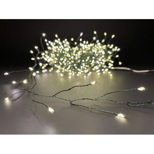 Гирлянда светодиодная Snake Light 400 LED, 8 функций, 10 м (теплый белый, 87446)