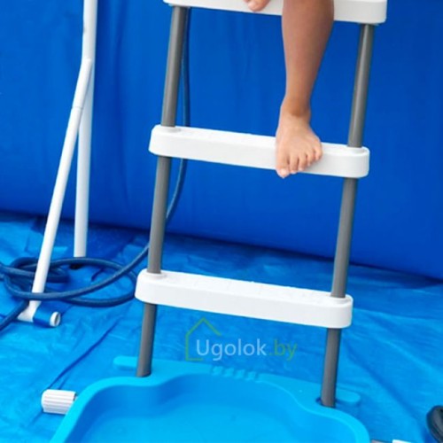 Лестница Intex для бассейнов высотой до 91 см (28064) Лестница Intex для бассейнов высотой до 91 см (28064)