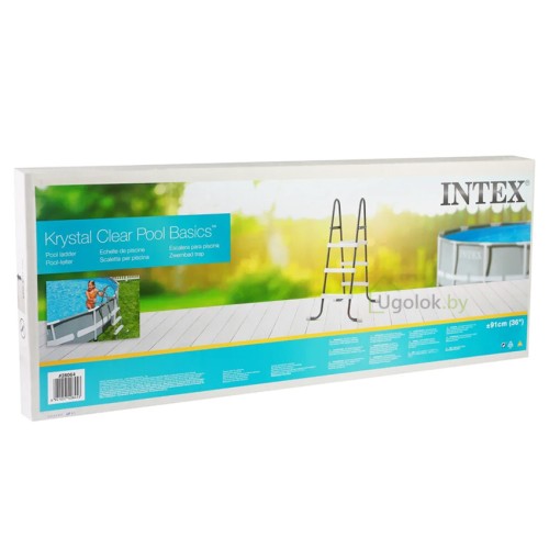 Лестница Intex для бассейнов высотой до 91 см (28064) Лестница Intex для бассейнов высотой до 91 см (28064)