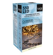 Гирлянда светодиодная Snake Light холодный свет 1000 LED 8 функций длина 20 м (83775) Luca lighting
