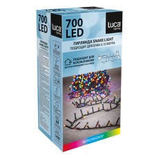 Гирлянда светодиодная Snake Light мультиколор 700 LED 8 функций длина 14 м (83778) Luca lighting
