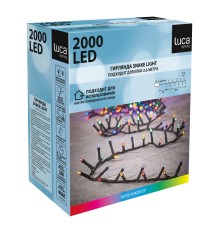 Гирлянда cветодиодная Snake Light мультиколор 2000 LED 8 функций длина 40 м (85747) Luca lighting