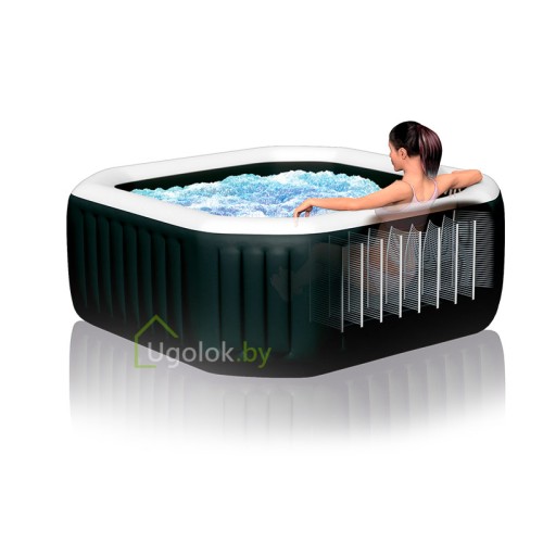 Спа-бассейн (Бассейн-джакузи) Intex Jet and Buble Deluxe 201x71 см (28458GN) Спа-бассейн (Бассейн-джакузи) Intex Jet and Buble Deluxe 201x71 см (28458GN)