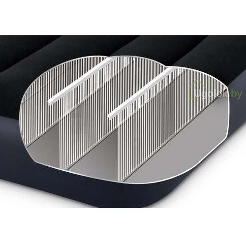 Матрас надувной с подголовником Intex Pillow Rest Classic, 203*183*25 см (64144) Матрас надувной с подголовником Intex Pillow Rest Classic, 203*183*25 см (64144)