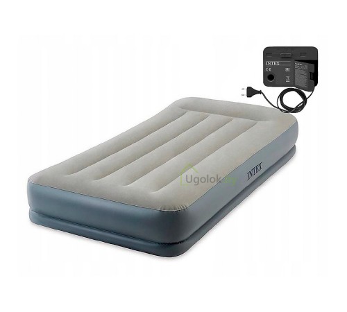 Кровать самонадувная Intex Pillow Rest Mid-Rise, 191x99x30 см (64116)