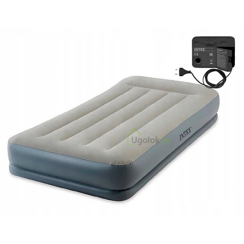 Кровать самонадувная Intex Pillow Rest Mid-Rise, 191x99x30 см (64116NP)