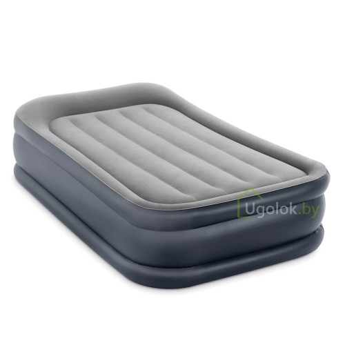 Кровать самонадувная с подголовником Intex Deluxe Pillow Rest, 191*99*42 см (64132)