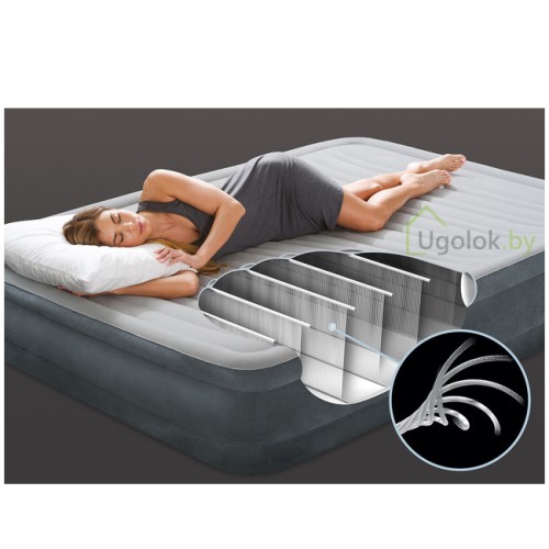 Кровать самонадувная Intex Comfort-Plush, 203*152*46 см (64414) Кровать самонадувная Intex Comfort-Plush, 203*152*46 см (64414)