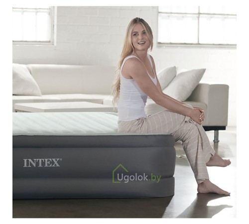 Кровать самонадувная Intex PremAire I,, 203*152*46 см (64906)