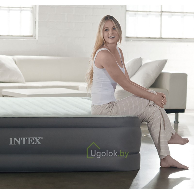 Кровать самонадувная Intex PremAire I,, 203*152*46 см (64906NP)