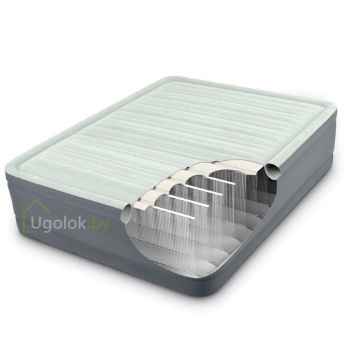 Кровать самонадувная Intex PremAire I,, 203*152*46 см (64906)