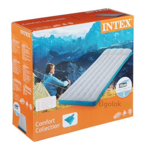 Матрас надувной туристический Intex Camping,189*72*15 см (67998)