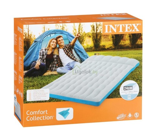 Матрас надувной туристический Intex Camping, 193*127*24 см (67999)