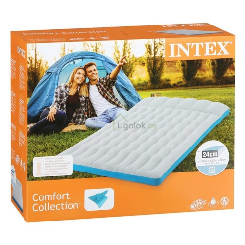 Матрас надувной туристический Intex Camping, 193*127*17 см (67999)