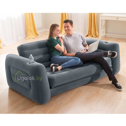 Надувной диван-кровать 224x203x66 см (66552)