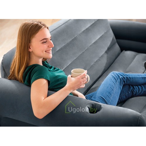 Надувной диван-кровать 224x203x66 см (66552)