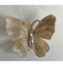 Украшение подвесное «Бабочка», 11*12 см (шампань, 801268-CH)