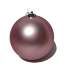 Большой новогодний шар, 15 см (светло-розовый, HTA701178PK15)