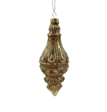 Елочная игрушка Вертушка "Зазеркалье" (капля) 5,5*5,5*13 см 23-218  