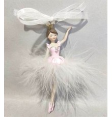 Фигурка подвесная Балерина в розовой пачке 5*4*11.5 см (890-118)