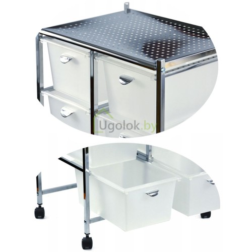Этажерка на колесах Metlex MX3098
