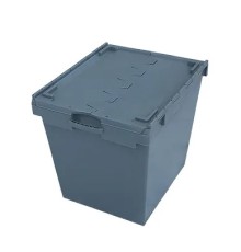 Ящик пластиковый 180 л 800х600х620 мм серый