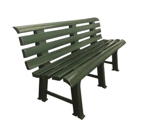 Скамейка пластиковая Бимапласт (тёмно-зелёная)