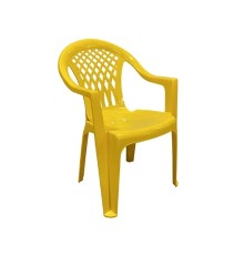 Кресло пластиковое Бимапласт (желтый) 