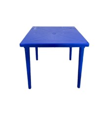 Стол квадратный пластиковая Бимапласт (синий) 