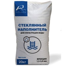 Стеклянный песок для фильтр-насов Poolmarket 20 кг (6732) фракция 0,5 - 1,3мм