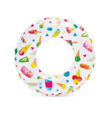 Надувной круг Intex Lively Print, Мороженое 61 см (59241NP) 6-10 лет