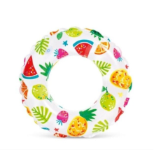 Надувной круг Intex Lively Print, Фрукты 61 см (59241NP) 6-10 лет
