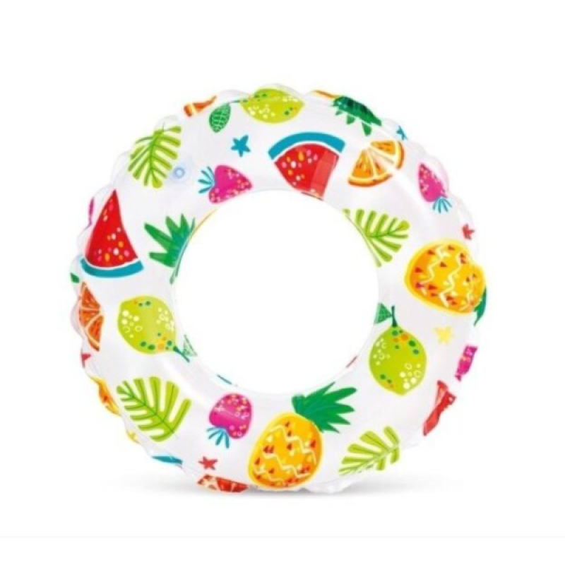 Надувной круг Intex Lively Print, Фрукты 61 см (59241NP) 6-10 лет 59241-4 купить в Минске - интернет-магазин Ugolok.by