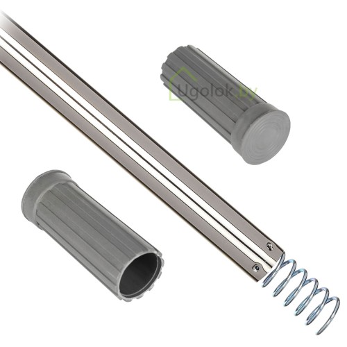 Карниз для ванны Feniks 110-200 см хром