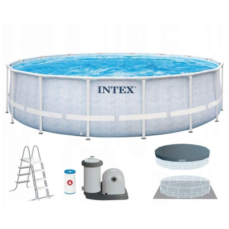 Каркасный бассейн Intex Prism Frame Chevron 26746 (488х122) 26746 купить в Минске - интернет-магазин Ugolok.by