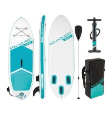 Сапборд Intex Aqua Quest 240 244x76x13см, насос, весло, лиш, сумка, до 90 кг 68241